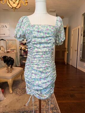 Floral Puff Sleeve Dress